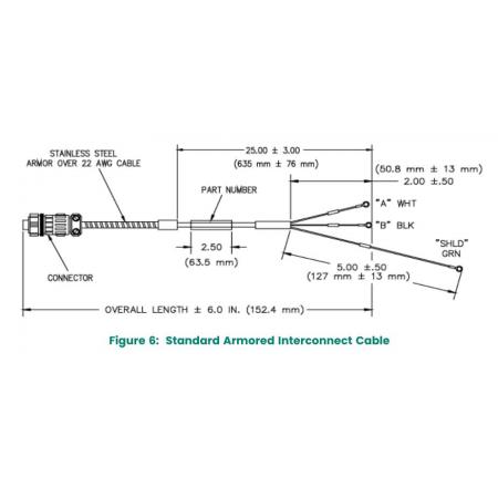 Bently Nevada 84661-55 armored interconnect cable