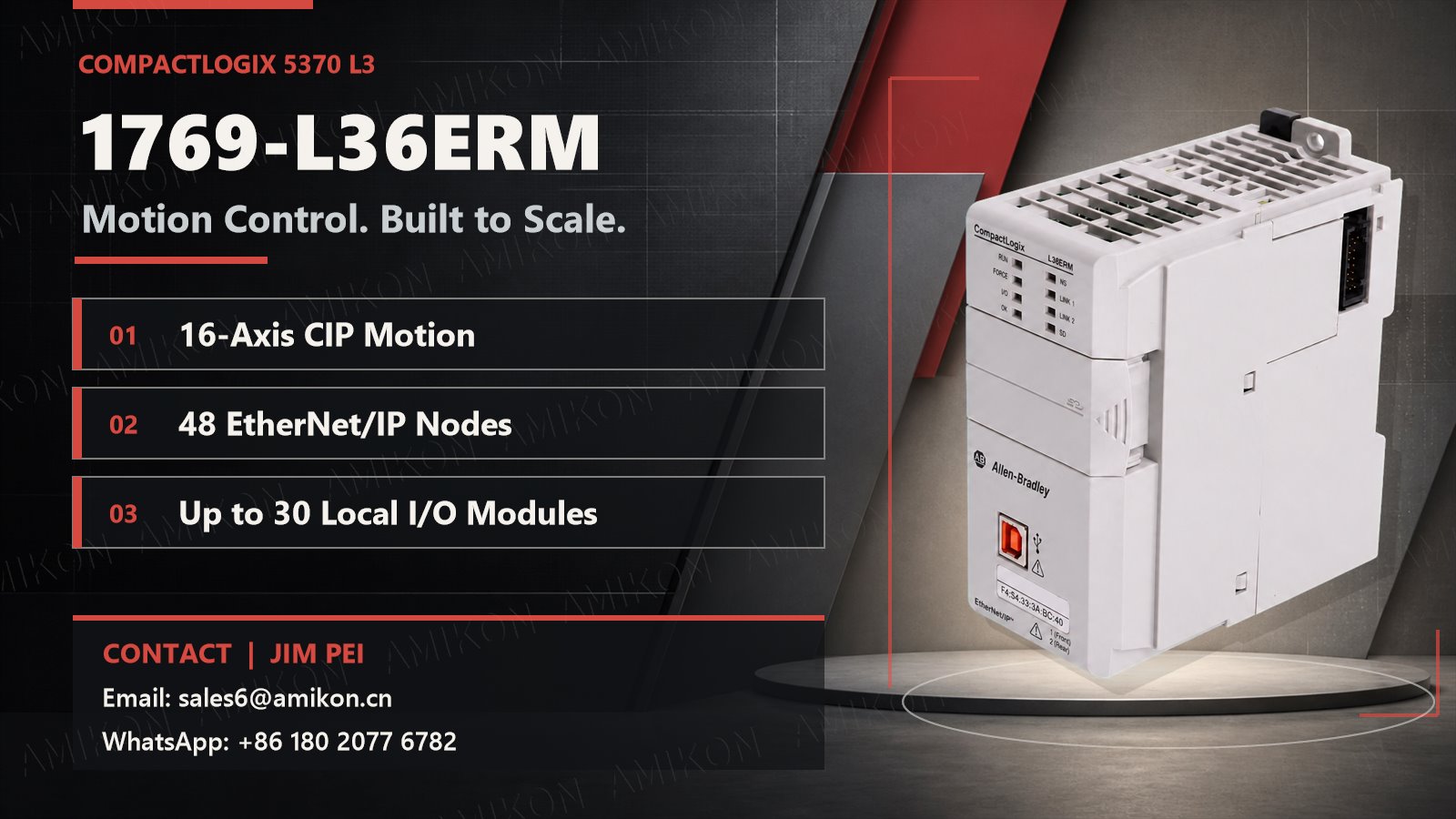 Which automation projects is the Allen-Bradley 1769-L36ERM suitable for? Technical features, industry applications, and selection guide